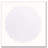 Modern White Outdoor Side Table with Wavy Fluted Design