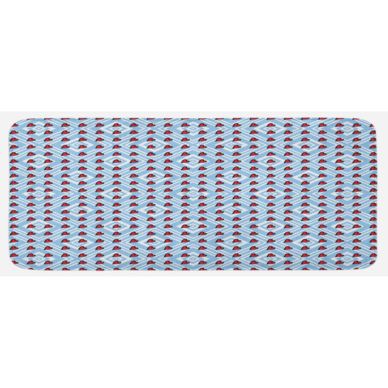 Tapis de cuisine romantique