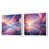 Cadre flottant blanc