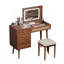 Ensemble coiffeuse 39 "rétro avec miroir DEL