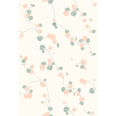 Susan Hable Floral Wallpaper Double Roll