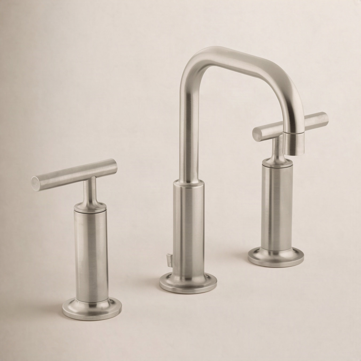 Purist Widespread Faucet with Drain Assembly, Vibrant Brushed Bronze