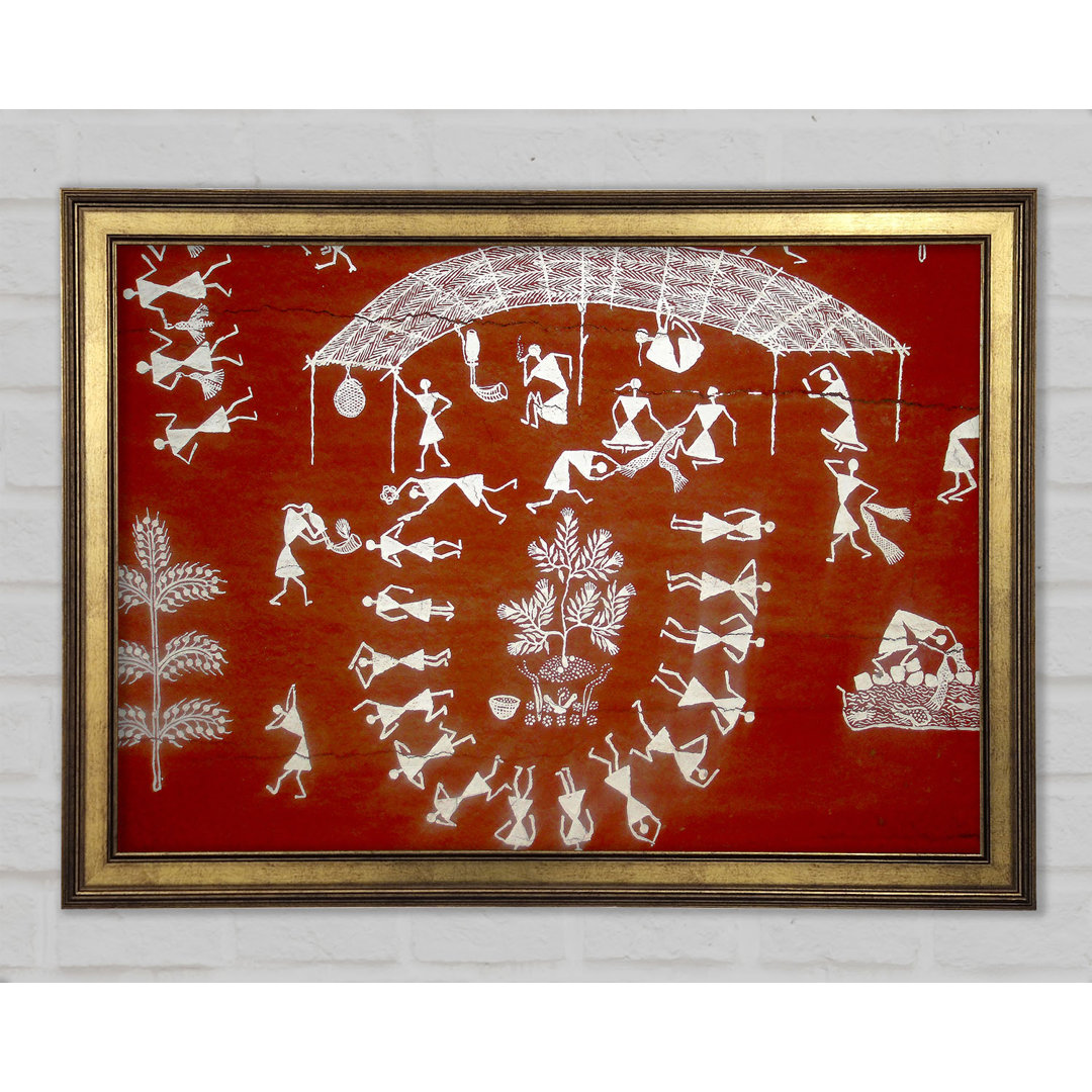 Aborigines Warli Mahabharata - Druck