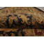 Tapis traditionnel en laine noué à la main 7 pi 11 po x 10 po Agra