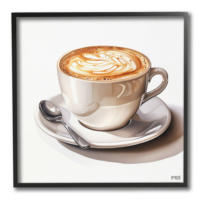 «Chic Modern Cappuccino», estampe numérique encadrée par RB