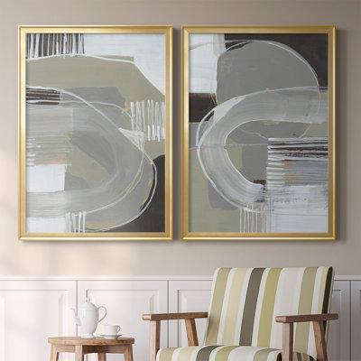 «Arching Neutrals I», toile encadrée de qualité supérieure - prête à être accrochée