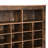 Modern 24-Cubby Shoe Cabinet & Sideboard – Curved Base Storage Console for Entryway, Living Room, or Bedroom-769375772