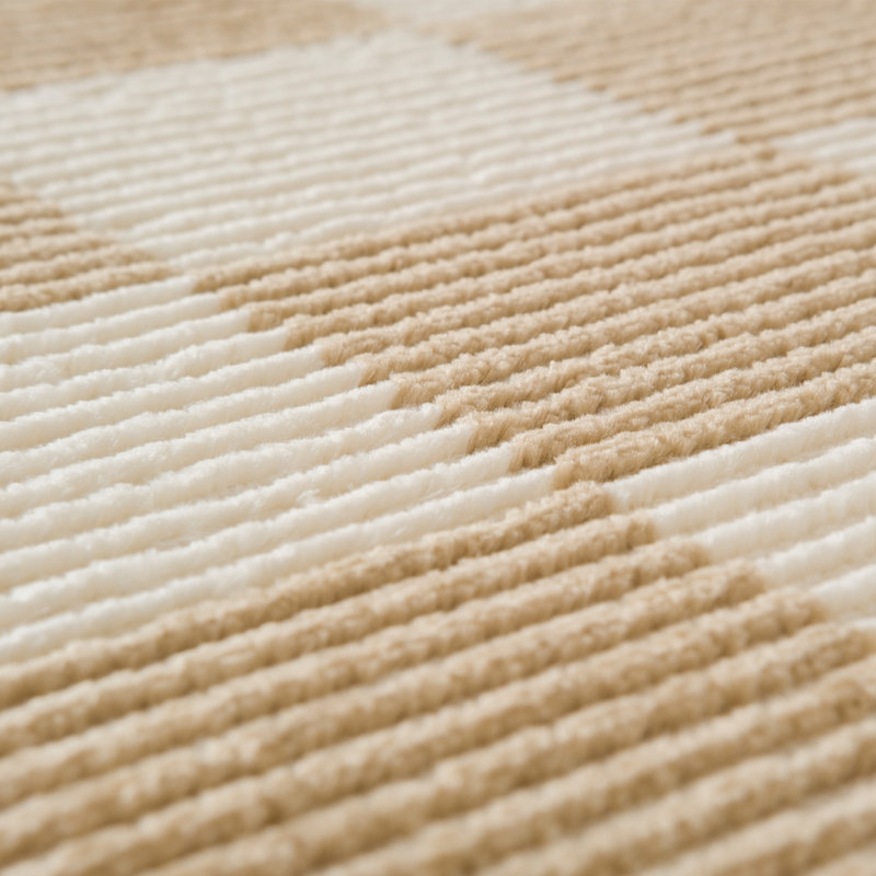 Gambit Washable Rug, Rectangle 5'3" x 7'10", Bone Beige