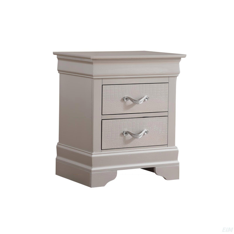 Elegant Nightstand, Champagne