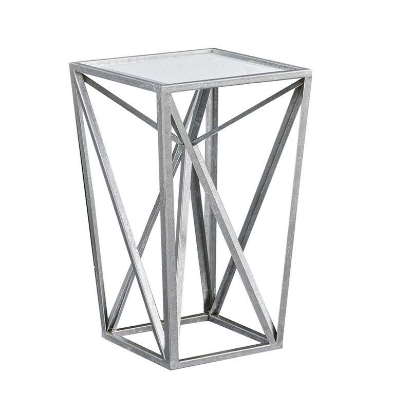 Degarmo Glass Top End Table
