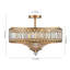 Kessler 6-Light Modern Crystal Semi Flush Mount Ceiling Light-924441968