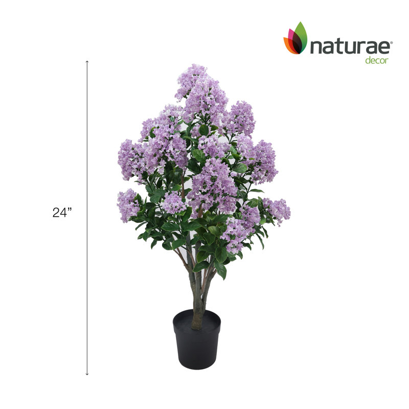 Artificial Purple Crape Myrtle 24-in