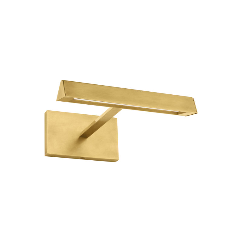 Dessau Dimmable LED Wall Mounted Picture Light, Natural Brass