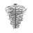 Cyclone 36 - Light Dimmable Tiered Chandelier