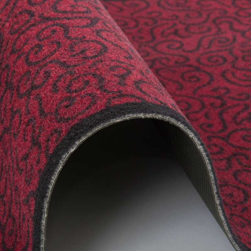 Halfeti Door Mat, Red, 0.5cm H x  90cm W x 120cm D