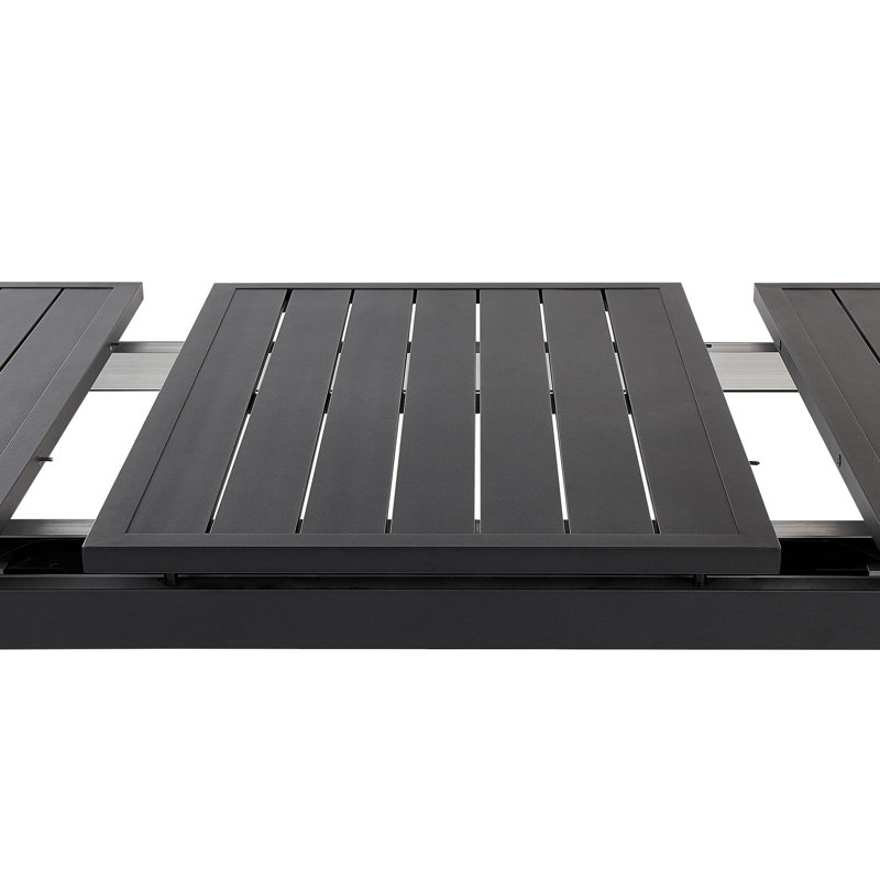 Lamrock Rectangular Metal Outdoor Dining Table , 240cm cm W 90cm cm D
