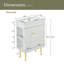 Meuble-lavabo blanc 21,6 po, armoire combinée