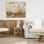 Toile de paysage doré, design par Amanda Hilburn