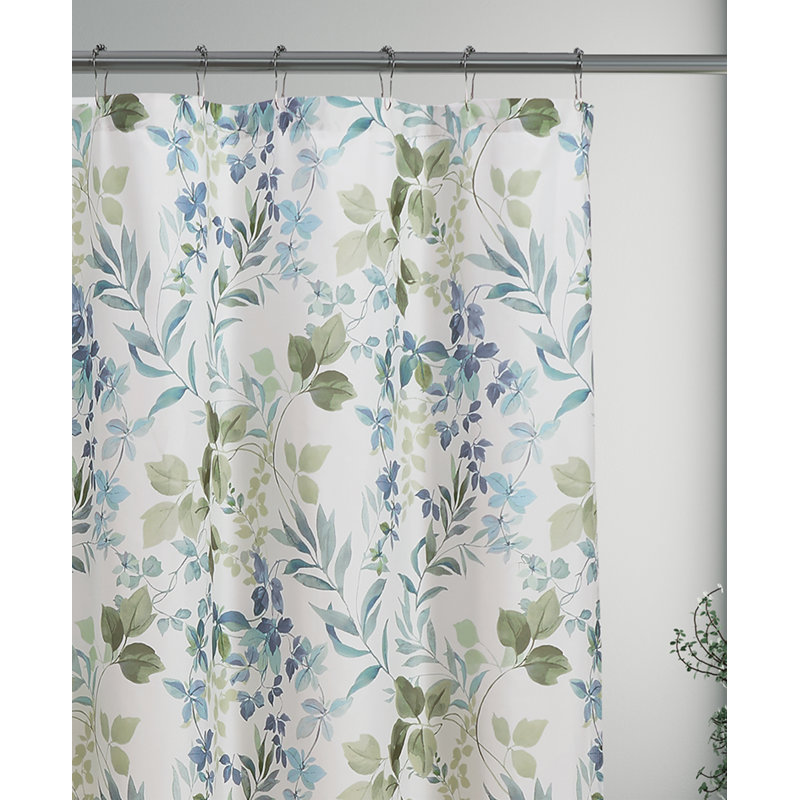 Rideau de douche Evergreen, Feuille bleue