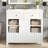 Multi-Functional Bathroom Vanity with Sink, Solid Wood+MDF Frame Storage Cabinet with Doors, Shelves & Divided Drawer for Bathroom-1028892586