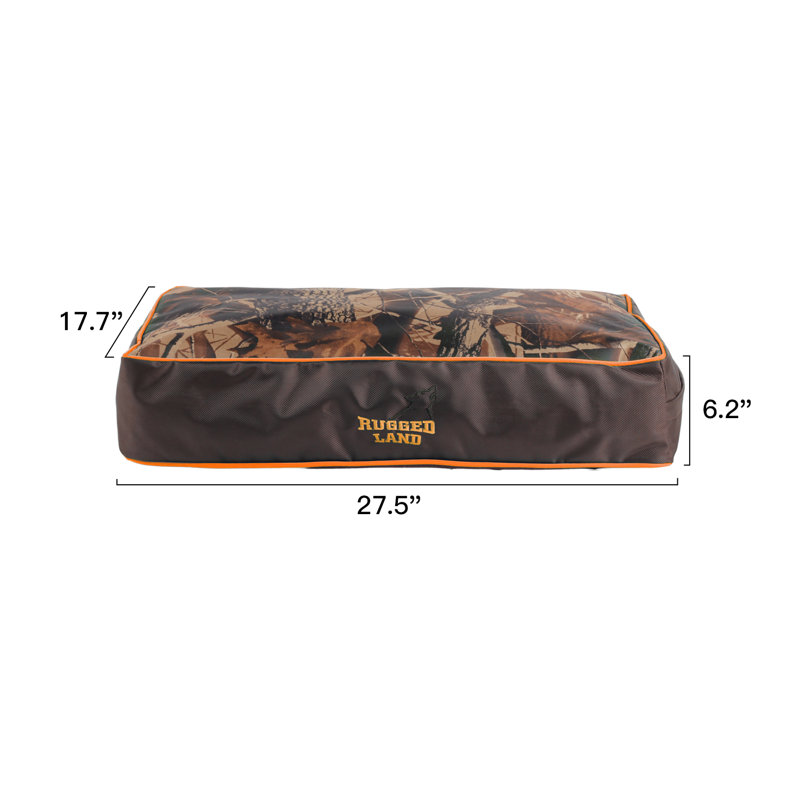 Matelas pour chien avec housse amovible, H 6,2 po x l 27,5 po x P 17,7 po