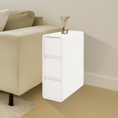 Bedside Table With Three Drawers(15.75*7.87*22.83 In)