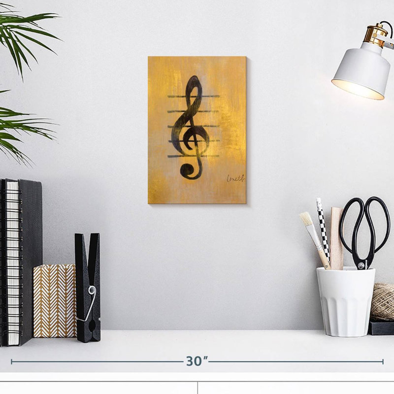 Abarca Treble Clef, 12" H x 8" W