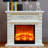 Solid Wood Electric Fireplace-1781753606