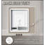 Miroir de salle de bain rectangulaire à DEL à intensité variable et antibuée pour salle de bain