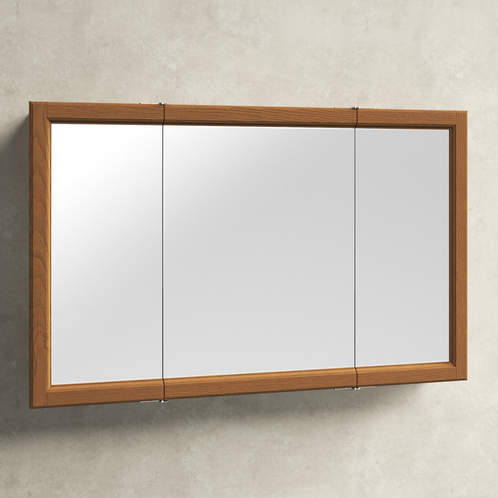 Bellingham Surface Medicine Cabinet, Nutmeg Oak, 30" H x 48" W x 5" D