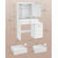 Dressing Table with Mirror and Storage Included