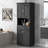 Large Storage Space Tilt-Out Laundry Hamper and Upper Storage Cabinet-105205762