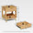 Single-drawer Nightstand with Grooved Finish and Open Storage-43397998