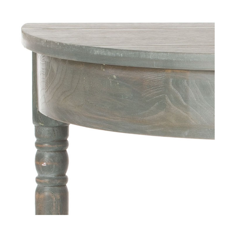 Sacramento 76cm Solid Wood Top Console Table, Grey