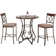 Jefferson 3 Piece 36" Round Pub Table Set