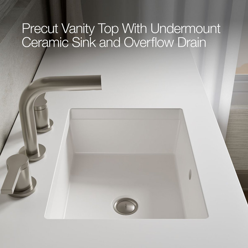 Winnow 48-In Bathroom Vanity Set, White