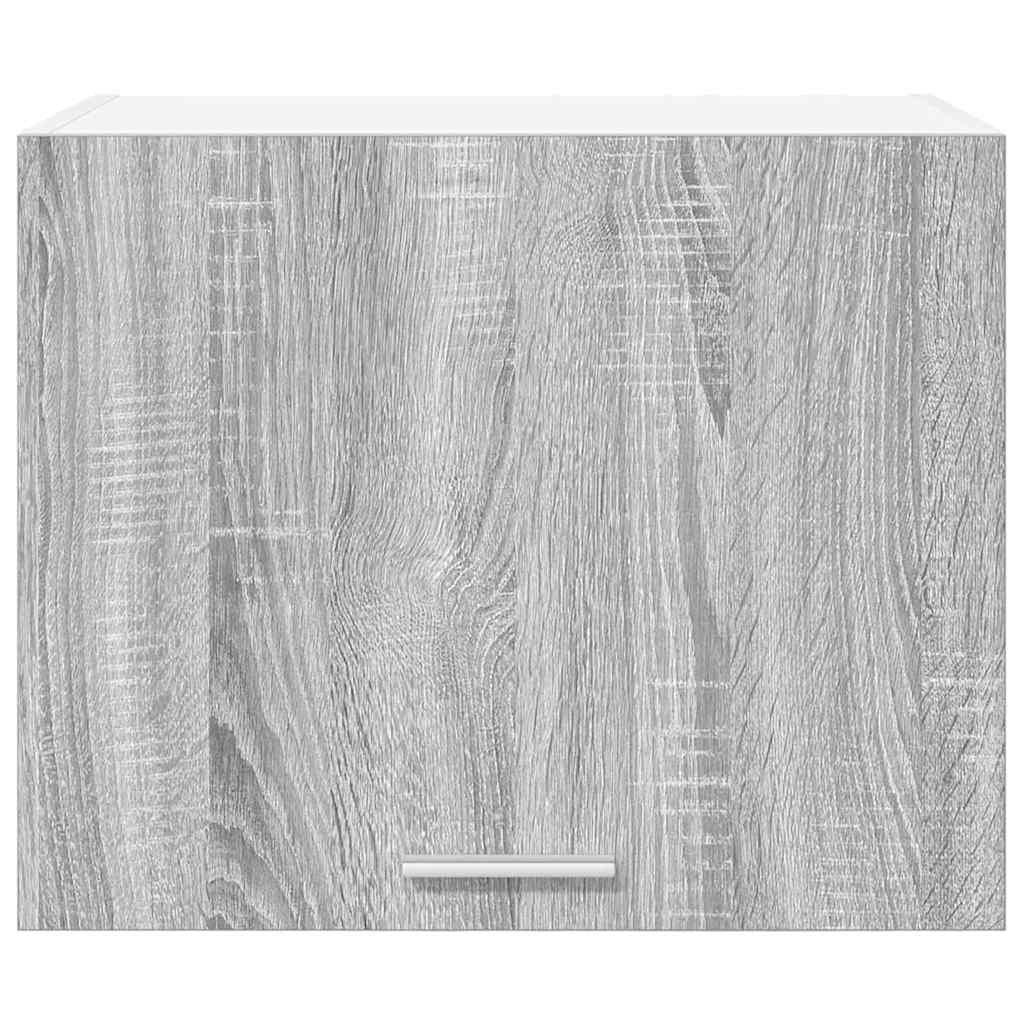 Vidaxl Hanging Cabinet Riga Black Oak And White 40 X 31 X 40 Cm