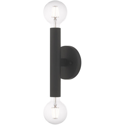 2 Light ADA Wall Sconce | Steel Base | 5.125 inch - Stylish and Functional Lighting