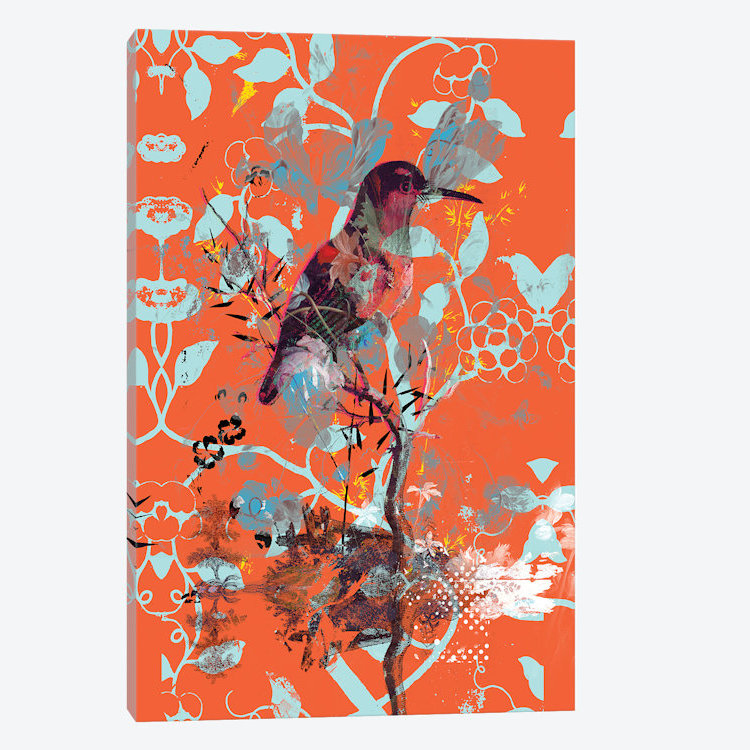 « all fouillis up », impression sur toile, H 18 po x l 12 po x P 1,5 po, Pas de tapis, Toile tendue