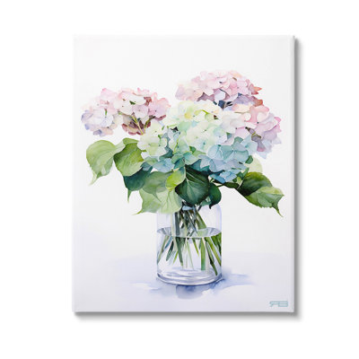 «Ombre Hydrangea», art mural sur toile par Rb