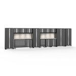 Bold Series 15 Piece Garage Storage Cabinet Set