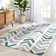 Arden Power Loom Teal/Grey Rug