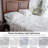 100% French Linen Sheet Set Handmade Hemstitch-4 Pcs Natural Flax Farmhouse Bed Sheets(1 Flat Sheet 1 Fitted Sheet 2 Pillowcases)-115228485-115228486