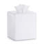 Domus White Gloss Tissue Box Cover