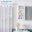 Armoire à pharmacie encastrée avec miroir, armoire de salle de bain à fixation murale avec porte simple et tablettes de rangement
