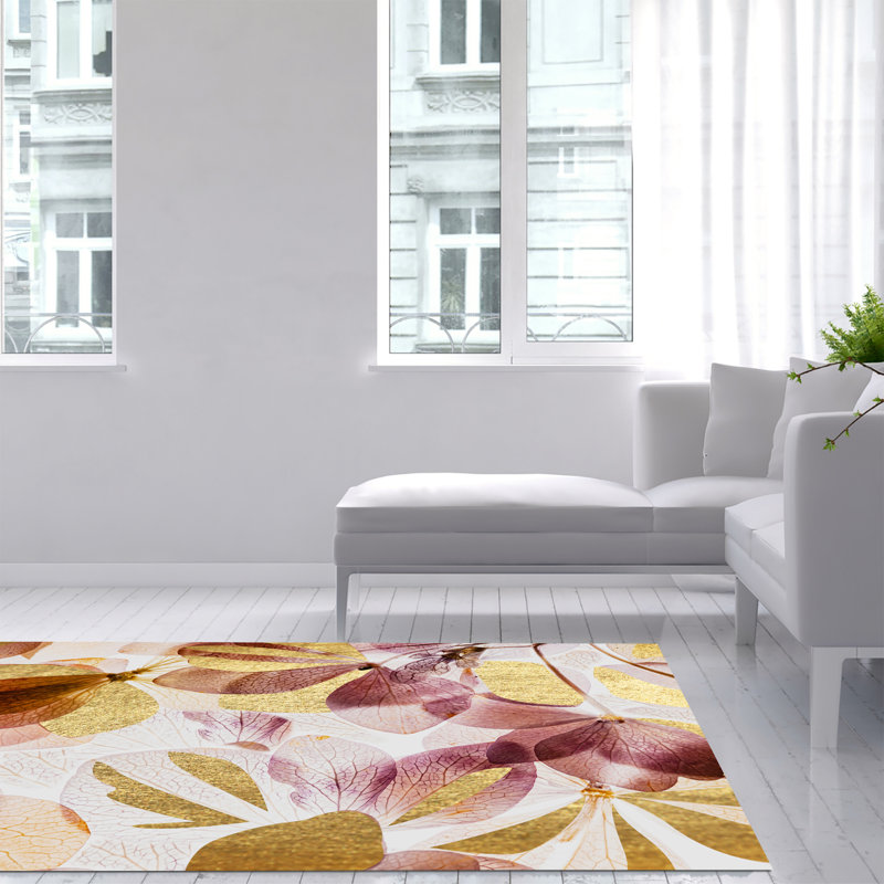 Folma Floral Area Rug, Rectangle 140 x 200cm