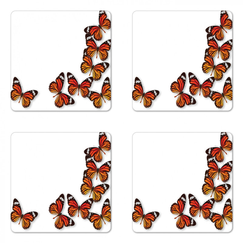 Square 4 Piece Coaster Set