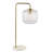 Haven Clear Glass Table Lamp, Button Control