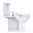 TOTO® WASHLET®+  Connelly® Two-Piece Elongated Dual Flush 1.28 and 0.9 GPF Toilet and WASHLET S5 Bidet Seat, Cotton White - MW4943446CEMFG#01