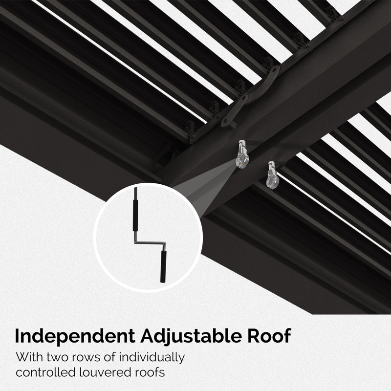 Aluminum Pergola, 4.3m x 3.7m
